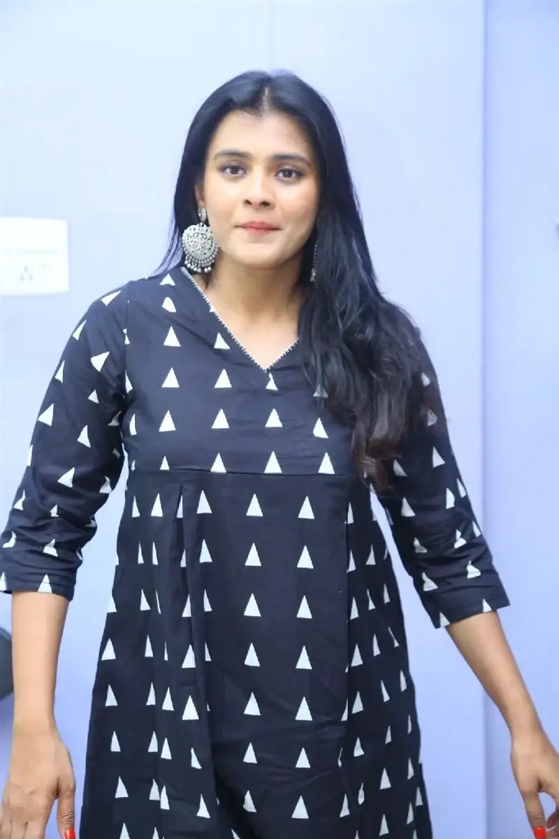Telugu Actress Hebah Patel at Vyavastha Web Series Thanks Meet